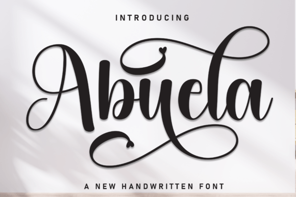 Abuela: A Handwritten Typeface That Elevates Digital Branding