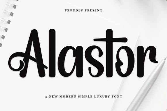 Alastor Typeface Review: A Festive Script for Holiday Branding