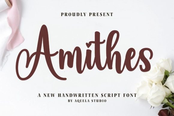 Amithes: The Handwritten Typeface That Elevates Your Brand Identity