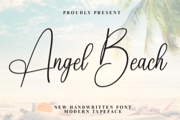 Angel Beach: The Perfect Handwritten Typeface for Your Creative Shop