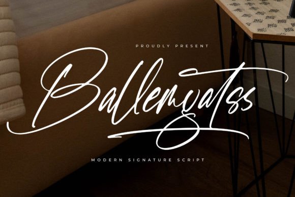 Ballemyatss: The Modern Script Typeface for Handmade Branding