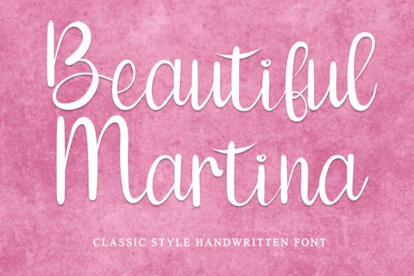 Beautiful Martina: The Script Typeface for Elevated Editorial Design