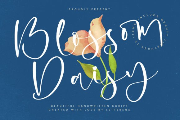 Blossom Daisy: A Modern Handwritten Typeface for Editorial Design