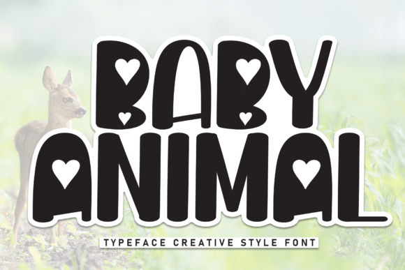 Bringing Handmade Magic to Life with the Baby Animal Typeface