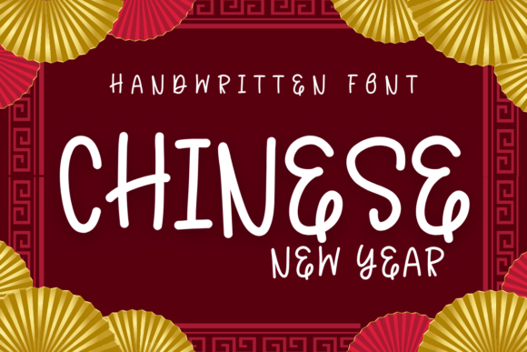 Chinese New Year Typeface: A Sweet Handwritten Font for Seasonal Crafts