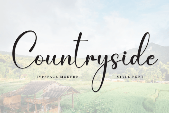 Countryside: The Perfect Handwritten Font for Boutique Crafts
