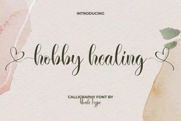Hobby Healing: The Romantic Script Font for Scroll-Stopping Visuals