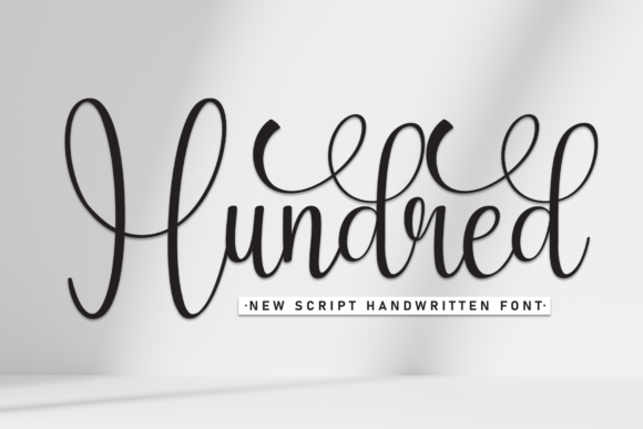 Hundred: The Elegant Script Font for Handmade Branding