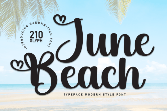 June Beach: A Handwritten Typeface for Editorial Calm