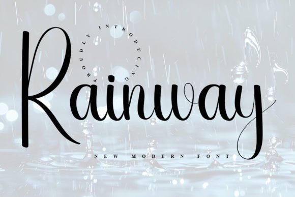 Rainway: The Modern Handwritten Typeface for Editorial Design