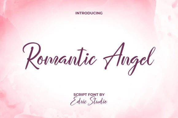 Romantic Angel Typeface Review: A Sweet Handwritten Font for Branding