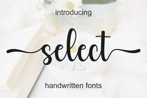 Select: The Elegant Handwritten Font for Editorial Design