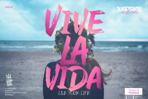 Vive La Vida: The Perfect Script Font for Handmade Labels and Signs