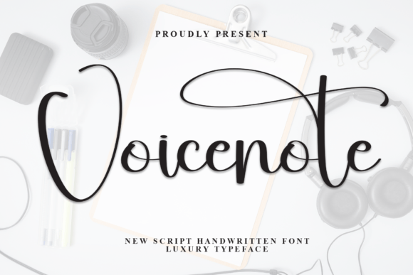 Voicenote: A Handwritten Typeface for Editorial Design