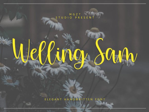 Welling Sam: The Handwritten Font That Elevates Your Brand Identity