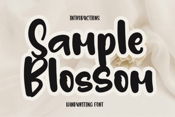 Why Sample Blossom Is the Perfect Script Font for Editorial Design